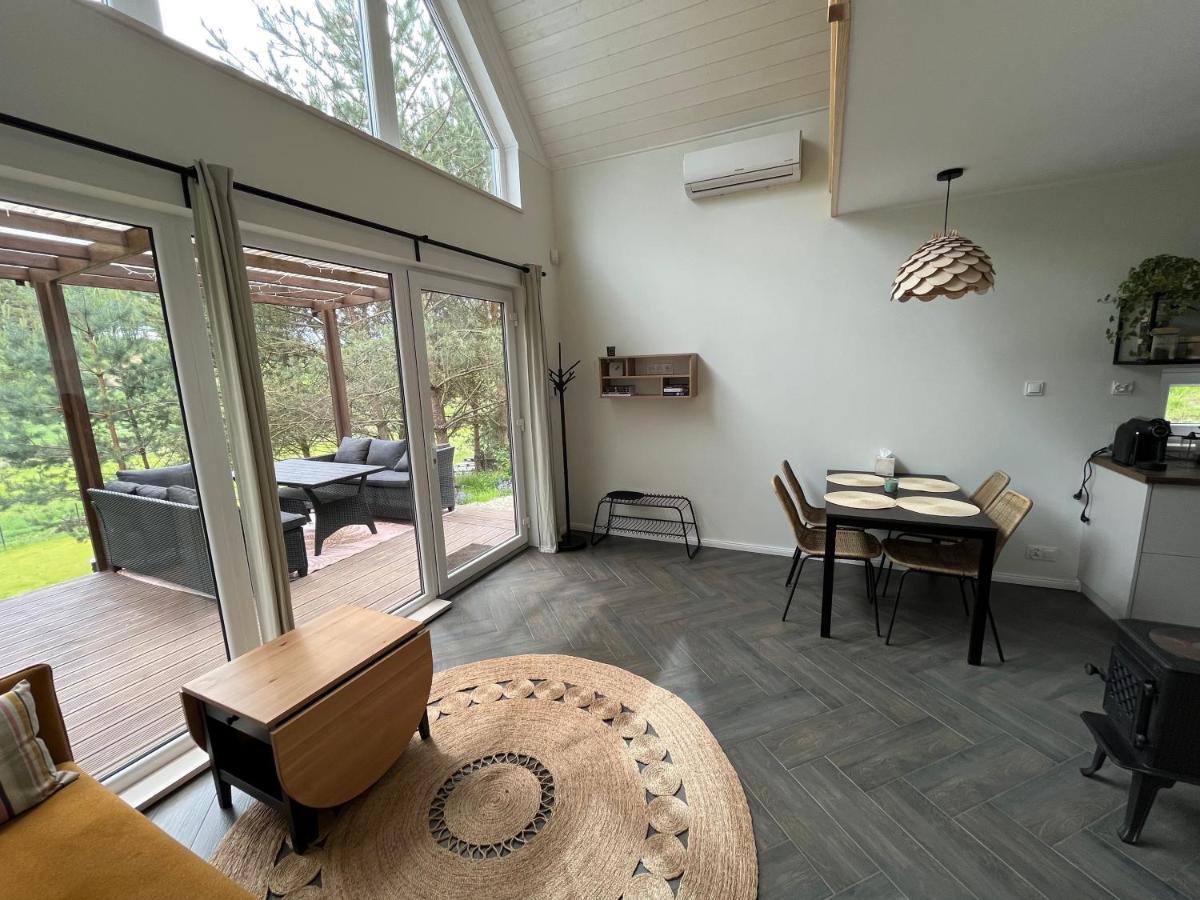 Cosy Cabin - Domek Na Kaszubach Z Sauna, Balia I Basenem Stara Sikorska Huta ภายนอก รูปภาพ