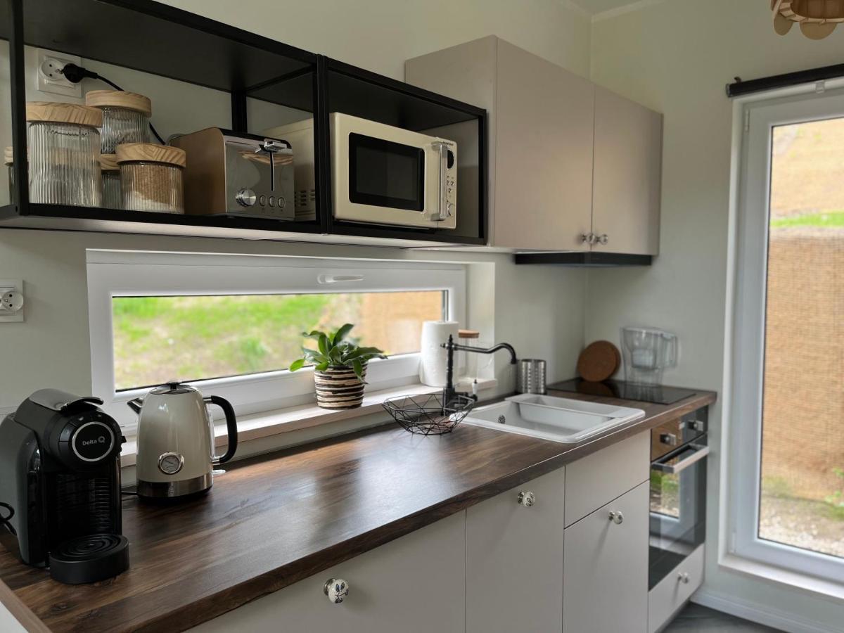 Cosy Cabin - Domek Na Kaszubach Z Sauna, Balia I Basenem Stara Sikorska Huta ภายนอก รูปภาพ