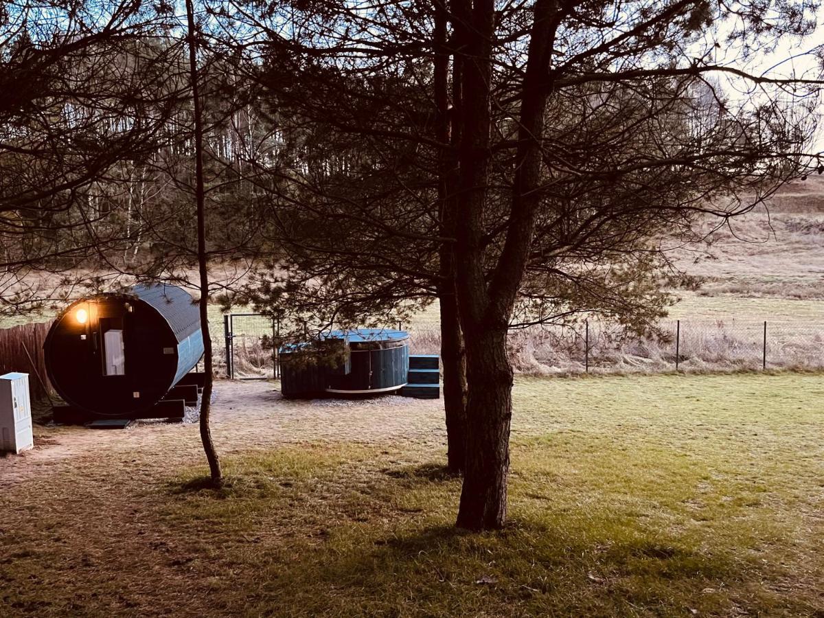 Cosy Cabin - Domek Na Kaszubach Z Sauna, Balia I Basenem Stara Sikorska Huta ภายนอก รูปภาพ