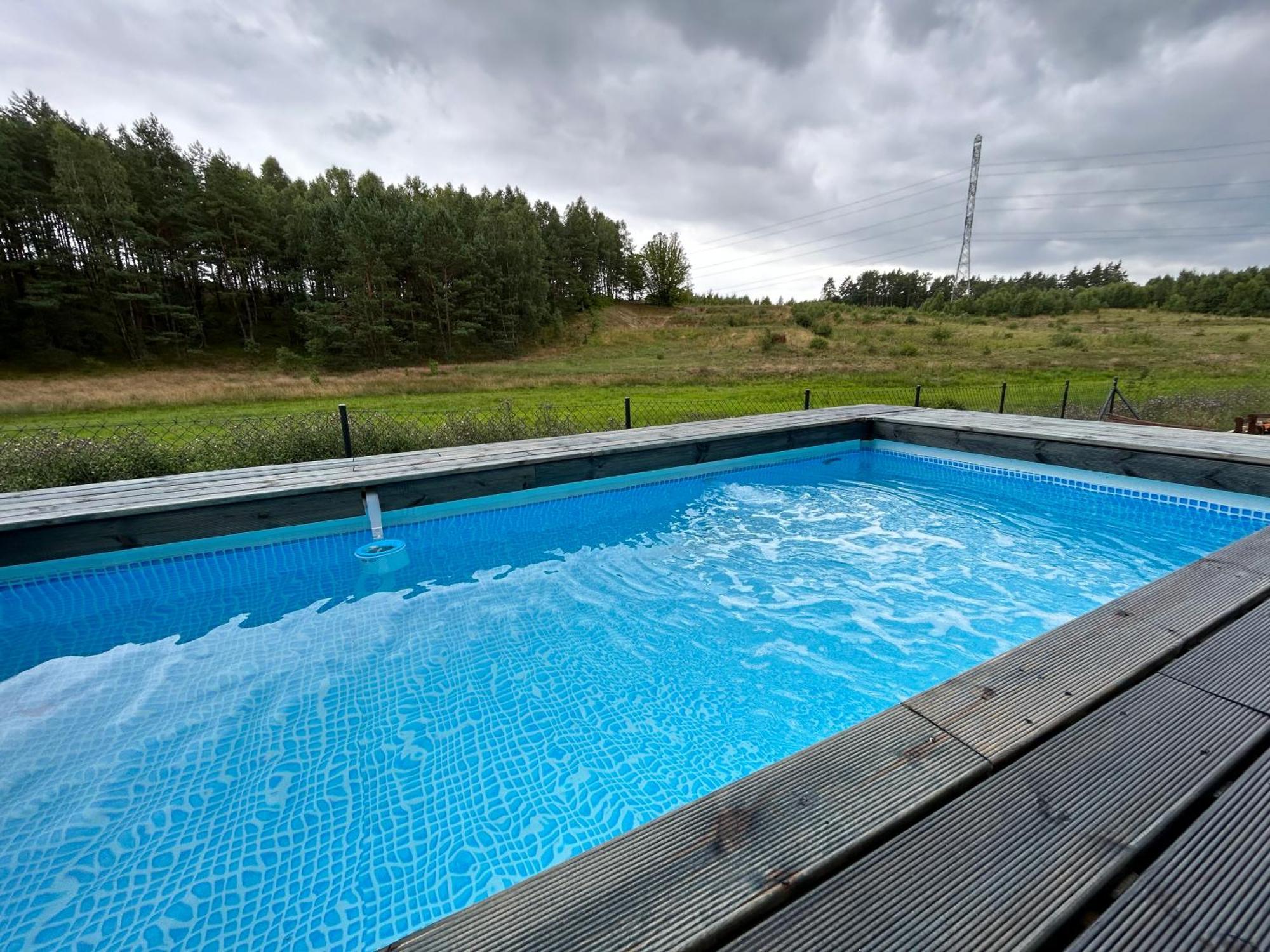 Cosy Cabin - Domek Na Kaszubach Z Sauna, Balia I Basenem Stara Sikorska Huta ภายนอก รูปภาพ
